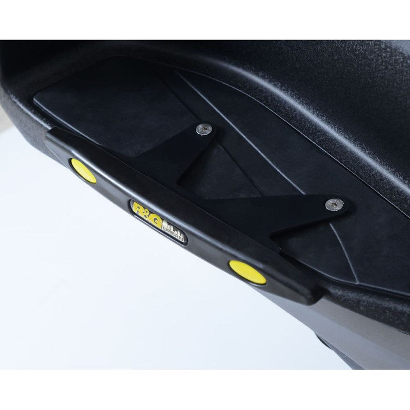 Load image into Gallery viewer, R&G Racing Black Footboard Sliders For 2018-2024 Yamaha XMAX CZD300 TP0025BK