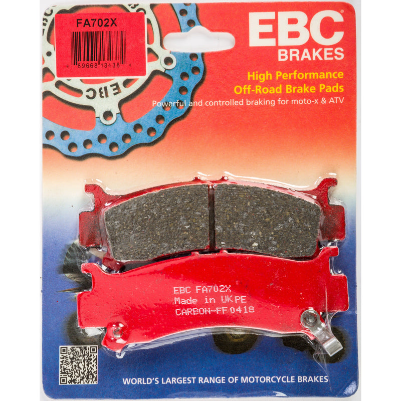 Load image into Gallery viewer, EBC 1 Pair Performance X-Series Carbon Brake Pads MPN FA702X
