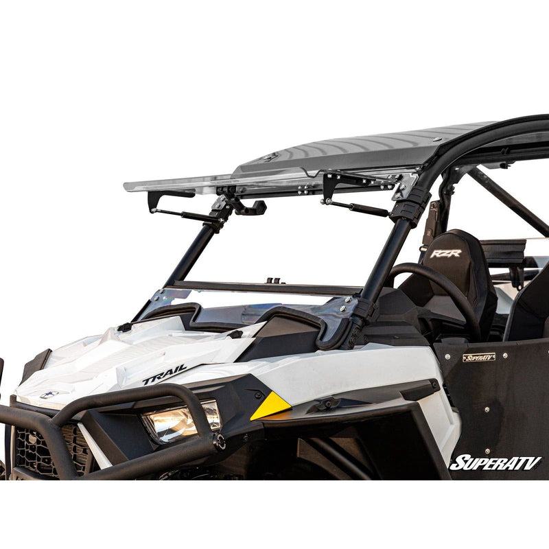 Load image into Gallery viewer, SuperATV Polaris RZR Trail 900 Scratch-Resistant Flip Windshield FWS-P-RZR900S-70