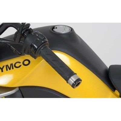 Load image into Gallery viewer, R&G Racing Black Bar End Sliders For 2013-2016 KYMCO K - Pipe 125