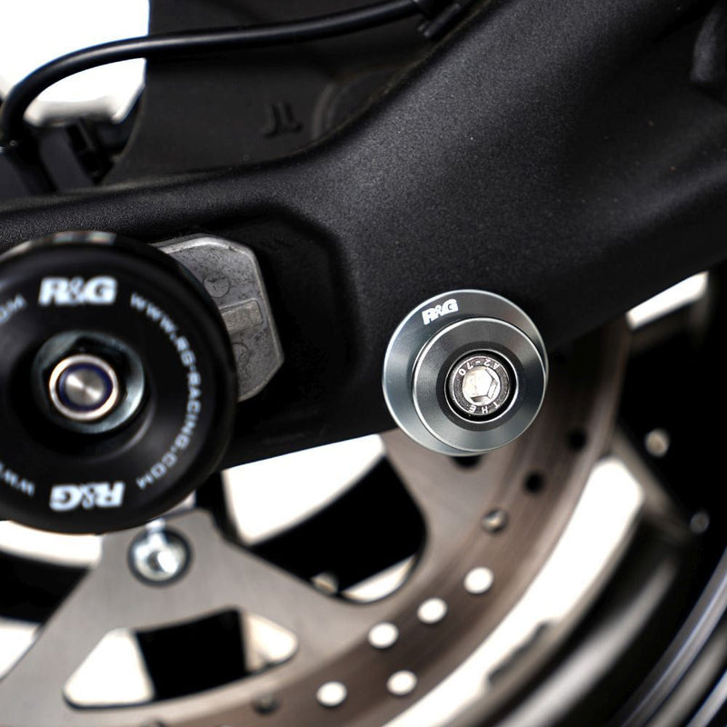 Load image into Gallery viewer, R&G Racing Titanium Elevation Paddock Stand Bobbin - M8 For 2018-2020 Suzuki GSX250R