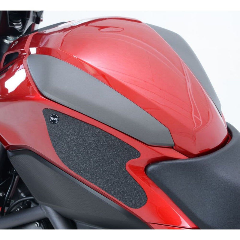 Load image into Gallery viewer, R&G Racing Black Tank Traction Grips For 2012-2014 Honda NC700S