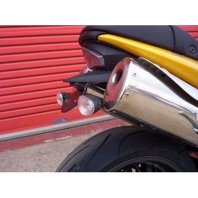 Load image into Gallery viewer, R&G Racing Black Tail Tidy License Plate Holder For 2005-2007 Triumph Speed Triple