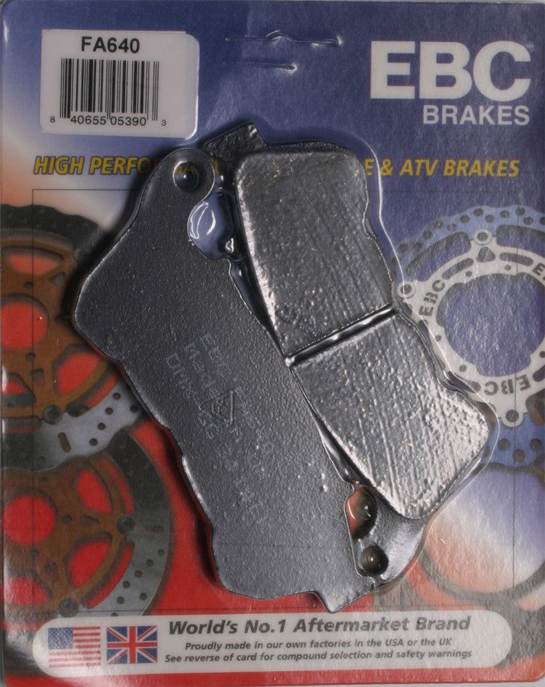 Load image into Gallery viewer, EBC 1 Pair Premium SFA Organic OE Replacement Brake Pads MPN FA640