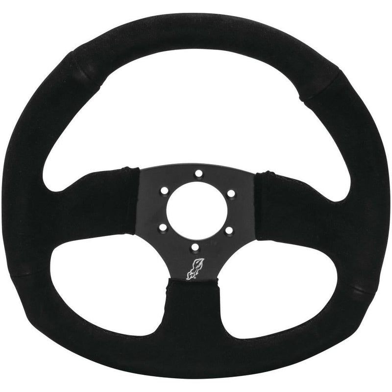 Load image into Gallery viewer, DragonFire Racing Steering Wheels D-Shaped Black - 04-0303