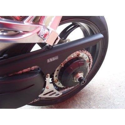 Load image into Gallery viewer, R&G Racing Black Spindle Sliders For 1983 Triumph Daytona 600
