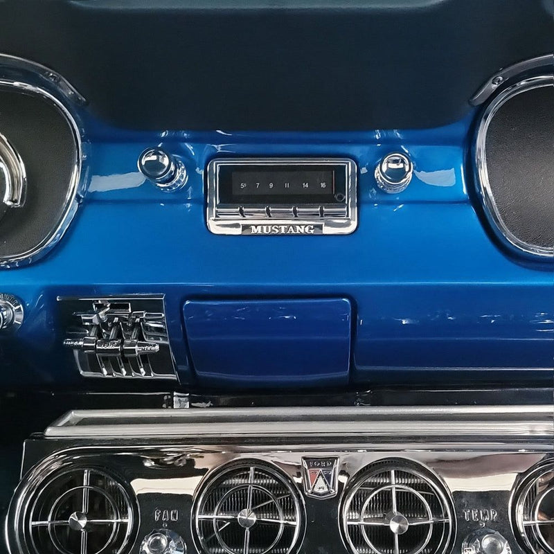 Load image into Gallery viewer, Custom Autosound 1967-73 Mustang Slidebar Car Stereo with Bluetooth CAM-LM-SBR2