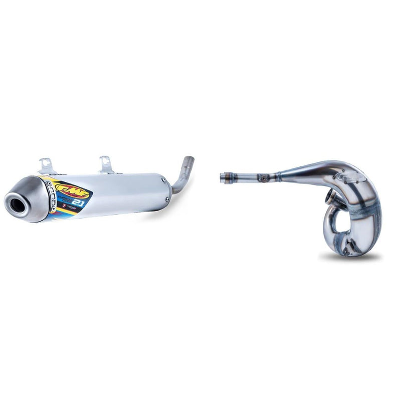 Load image into Gallery viewer, FAC Fatty Exhaust Pipe & Turbinecore 2.1 Silencer w/ Arrestor HUSQ TE 250 2017