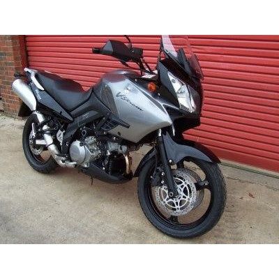 Load image into Gallery viewer, R&G Racing Black Classic Style Crash Protectors For 2006-2009 Suzuki Vstrom 1000 DL1000