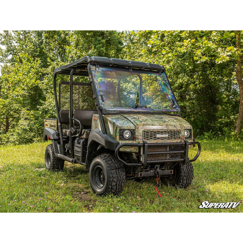 Load image into Gallery viewer, SuperATV Kawasaki MULE 4000/4010 Scratch-Resistant Flip Windshield FWS-K-MULE-4010-70