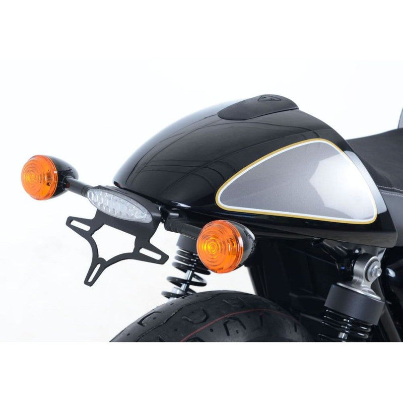 Load image into Gallery viewer, R&G Racing Black Tail Tidy License Plate Holder For 2017-2019 Triumph Street Cup