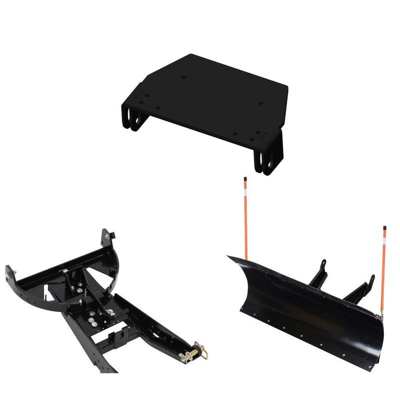 Load image into Gallery viewer, Denali Black UTV Snow Plow Kit For Can-Am Maverick Sport 1000 2018-2021