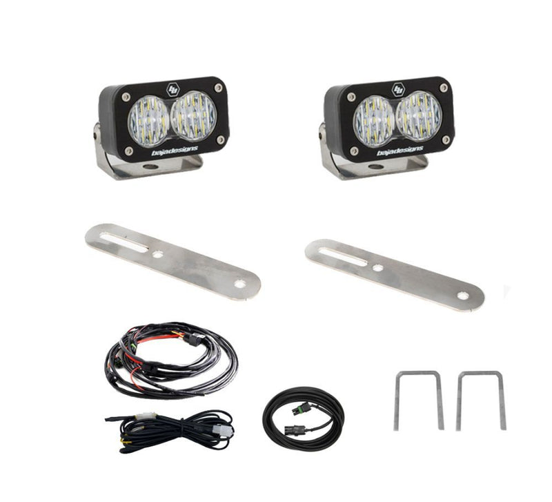 Load image into Gallery viewer, Baja Designs Reverse Light Kit Pair Dual S2 Sport Series Wide Cornering Pattern Clear Lens 448082