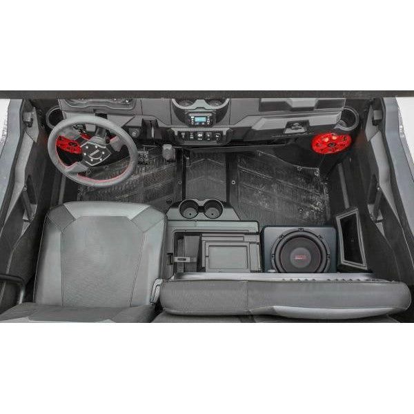 Load image into Gallery viewer, SSV Works Subwoofer W/ Cage Mounted 6.5" SSV And Kicker Speaker Pods For Polaris RGR XP 1000 18-22
