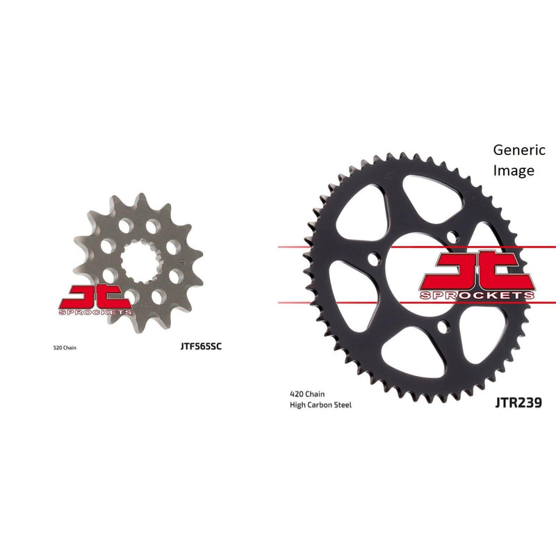 Load image into Gallery viewer, JT SPROCKETS Front and Rear Steel Sprocket Kit for OffRoad YAMAHA YZ400 1999