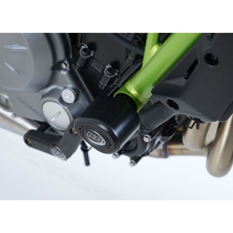 Load image into Gallery viewer, R&G Racing White Aero Style Crash Protection Bobbins For 2017-2024 Kawasaki Ninja 650 EX650