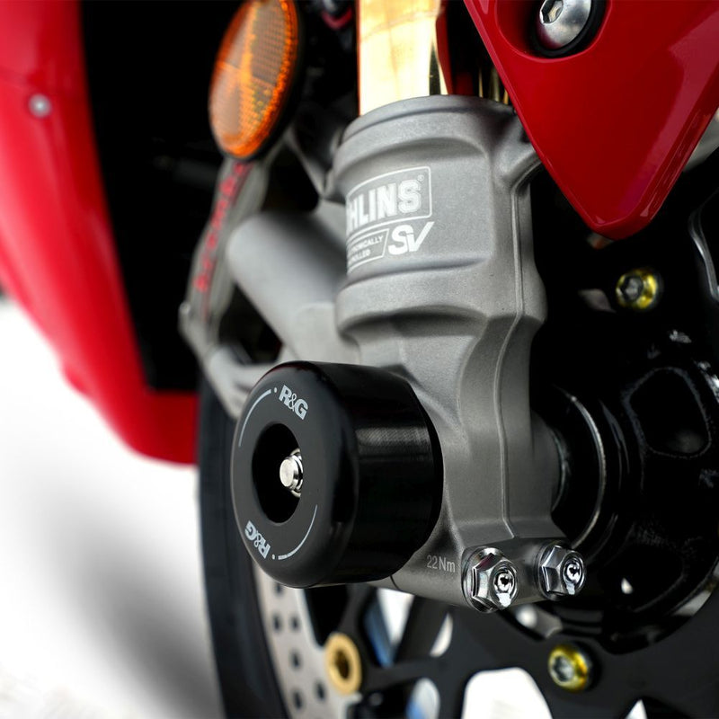 Load image into Gallery viewer, R&G Racing Black Fork Protectors For 2021-2023 Honda CBR1000RR-R Fireblade SP CBR10SPM