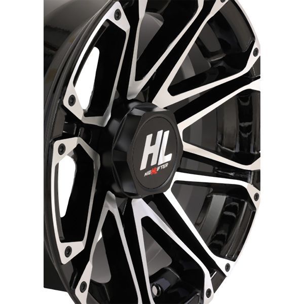 Load image into Gallery viewer, High Lifter 14x7 4/137 4+3 Gloss Black Machined HL3 Wheel 14HL03-1137