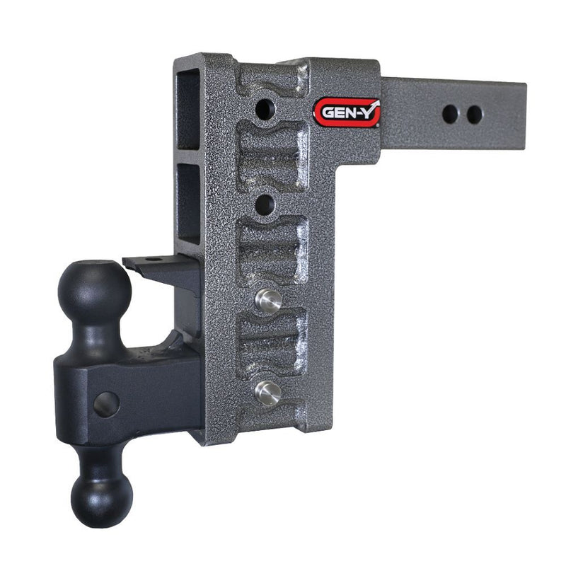 Load image into Gallery viewer, GEN-Y HITCH, MEGA-DUTY 2.5 Shank 9 Drop 21K Hitch & GH-061 Versa-Ball & GH-062 Pintle Lock