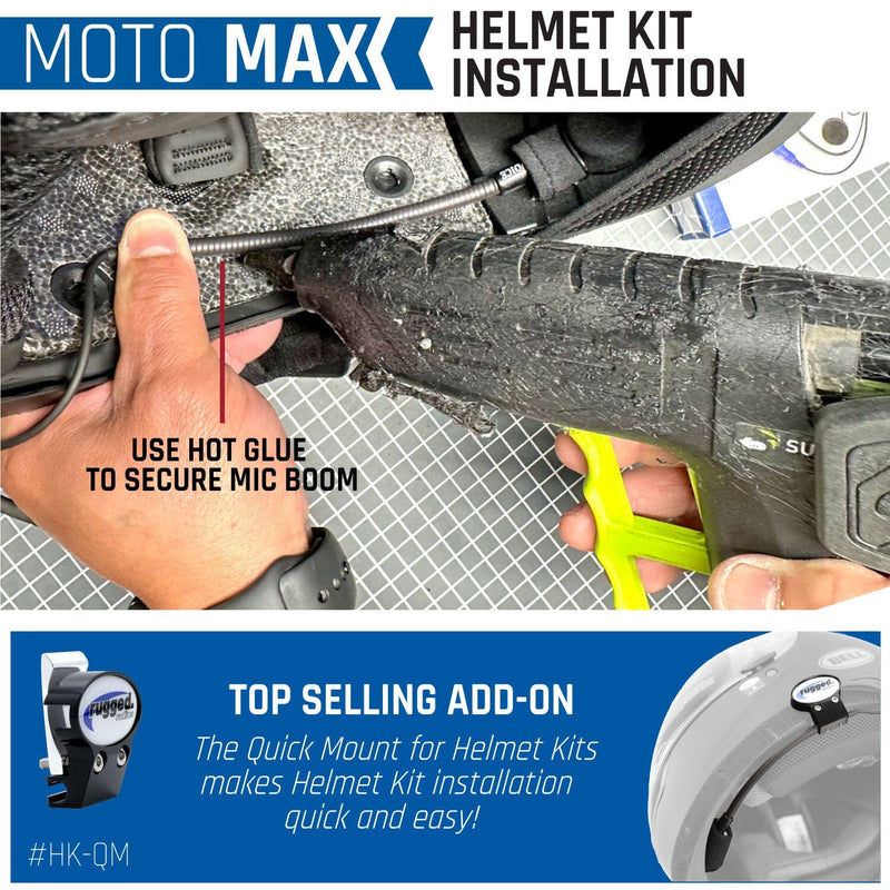 Load image into Gallery viewer, Rugged Radios MOTO MAX Complete Motorcycle Communication Kit with Heavy-Duty OFFROAD Cables