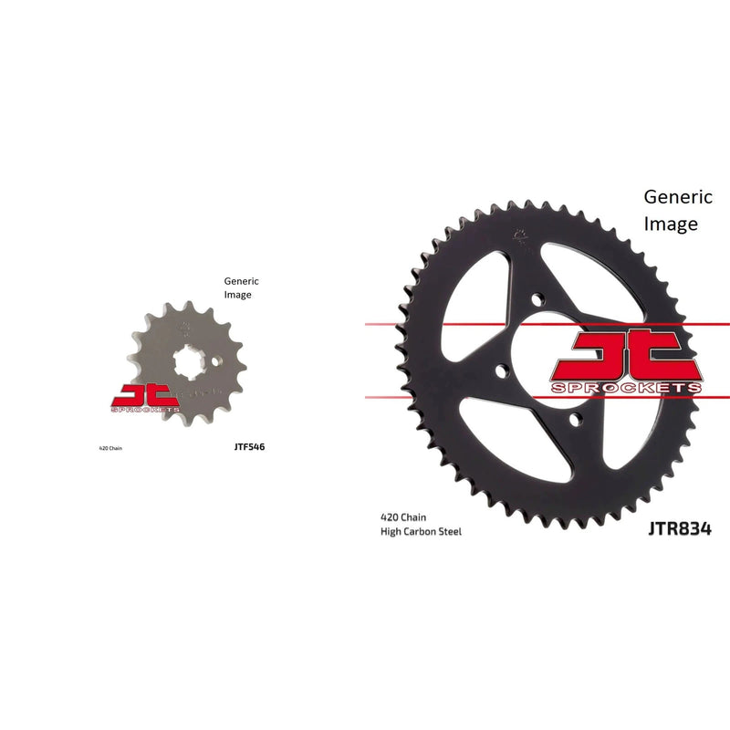 Load image into Gallery viewer, Front and Rear Steel Sprocket Kit for OffRoad YAMAHA TTR90/E 2000-2007