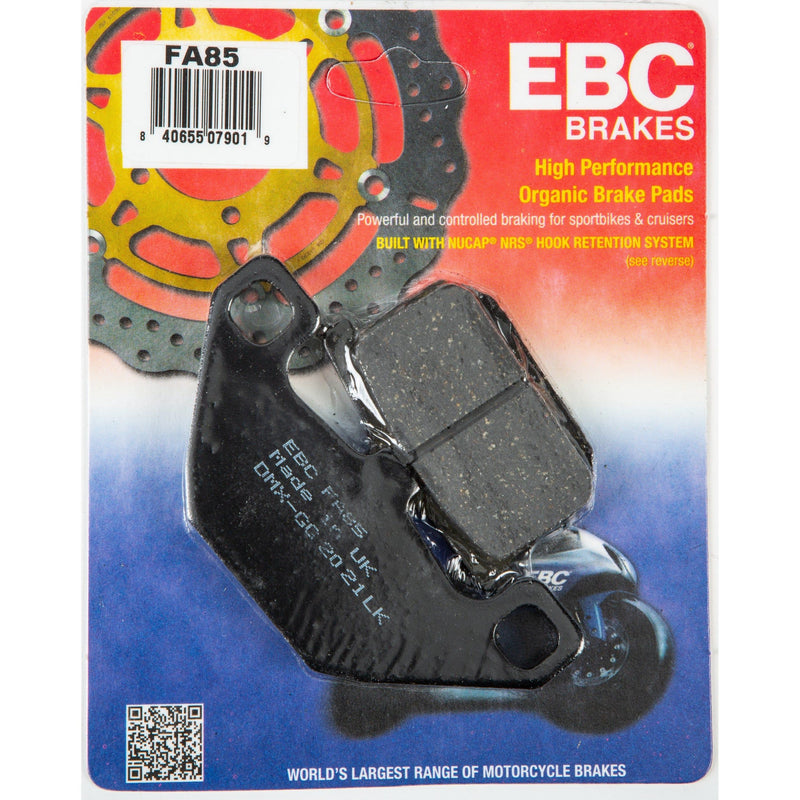 Load image into Gallery viewer, EBC 1 Pair FA-SFA-TT-X Premium Organic Replacement Brake Pads MPN FA85