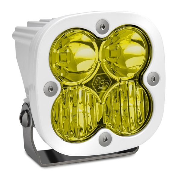 Load image into Gallery viewer, Baja Designs Auxiliary LED Light Pod Each White Frame Squadron Pro Series Driving/Combo Pattern Baja Amber Lens Universal 490013WT