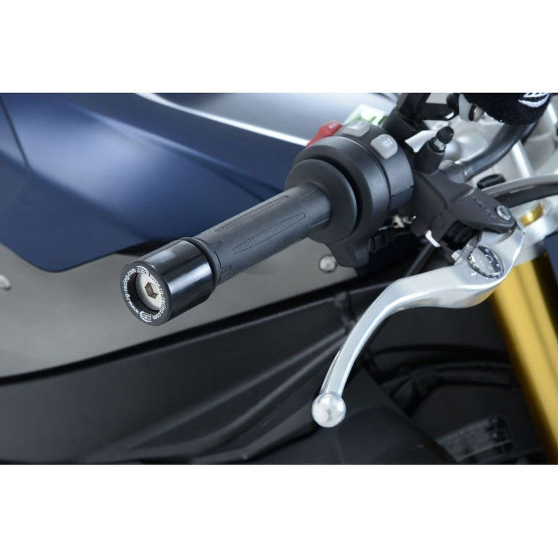 Load image into Gallery viewer, R&G Racing Black Bar End Sliders For 2009-2014 BMW HP4 ABS