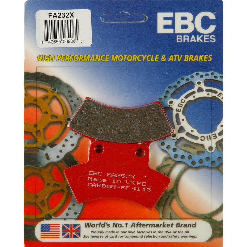Load image into Gallery viewer, EBC 1 Pair Performance X-Series Carbon Brake Pads MPN FA232X