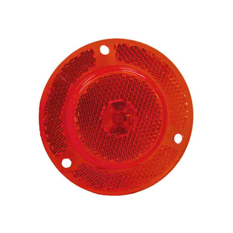 Load image into Gallery viewer, 2 Inch Red Clearance/Marker Light with Integral Reflex