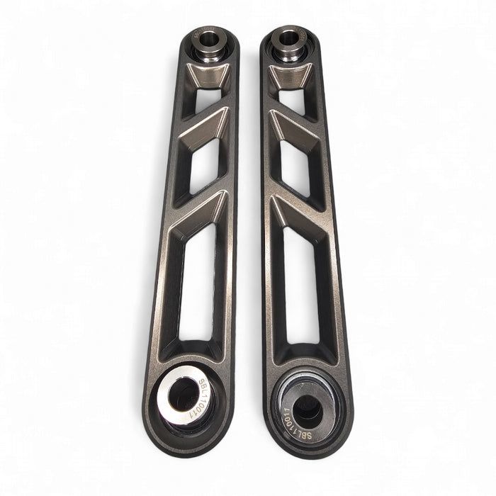 Load image into Gallery viewer, Elektric Offroad Volt Series Ultra Heavy Duty Gun Metal Gray Rear Billet Sway Bar Links For Can-Am Maverick X3 2017-2024