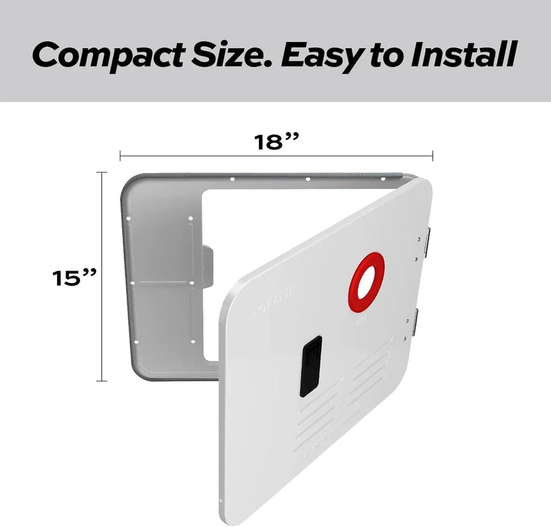 Load image into Gallery viewer, Fogatti RV Tankless Water Heater Door - 15 x 18 inches