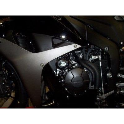 Load image into Gallery viewer, R&G Racing Black Aero Style Crash Protectors For 2007-2008 Honda CBR600RR