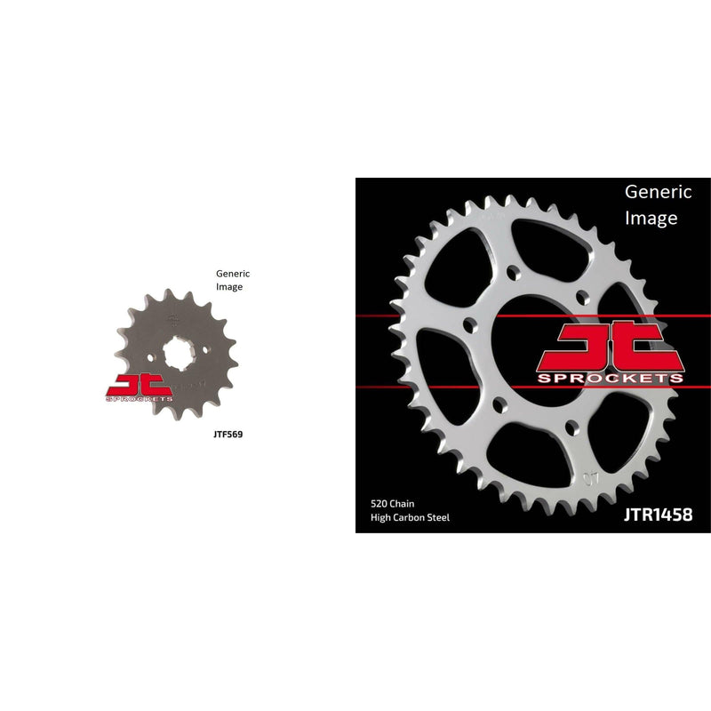 Load image into Gallery viewer, Front and Rear Steel Sprocket Kit for OffRoad KAWASAKI KL250 1978-1979