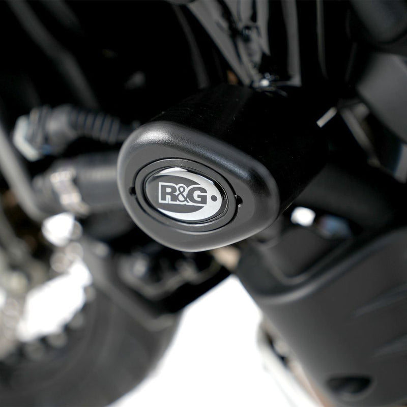 Load image into Gallery viewer, R&G Racing Black Aero Style Crash Protection Bobbins For 2018-2022 MV Agusta Brutale 800 RR LH44