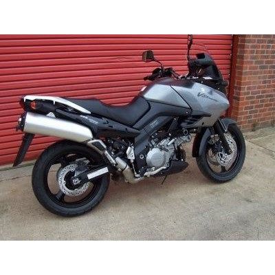 Load image into Gallery viewer, R&G Racing Black Classic Style Crash Protectors For 2006-2009 Suzuki Vstrom 1000 DL1000