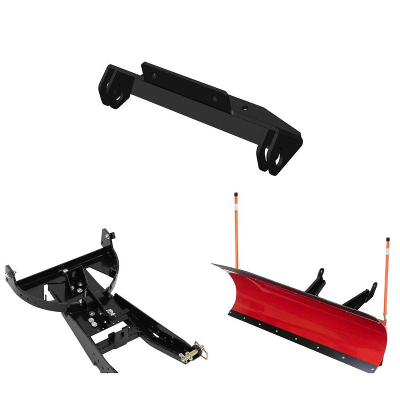 Load image into Gallery viewer, Denali Black UTV Snow Plow Kit For Kawasaki Teryx KRX 1000 2020-2021