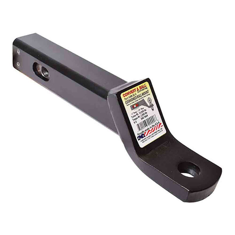 Load image into Gallery viewer, Cushioned Ball Mount fits 2" Receiver Hitch - 2" Drop - 3/4" Rise - 10,000 lb. Tow Capacity