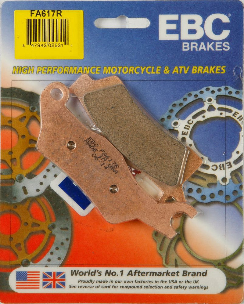 Load image into Gallery viewer, EBC 1 Pair Sintered R Series Heavy-Duty Brake Pads MPN FA617R