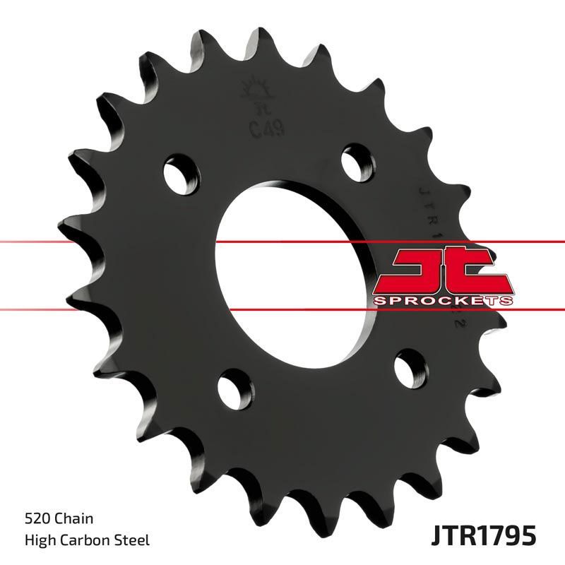 Load image into Gallery viewer, JT Sprockets Rear Steel Sprocket 22 Tooth 22T 520 Chain JTR1795.22