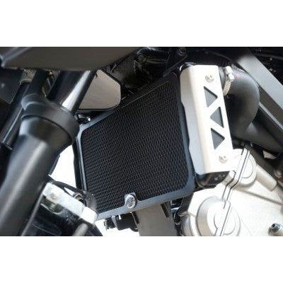 Load image into Gallery viewer, R&G Racing Black Aluminum Radiator Guard For 2005-2012 Suzuki SV650 Bikini