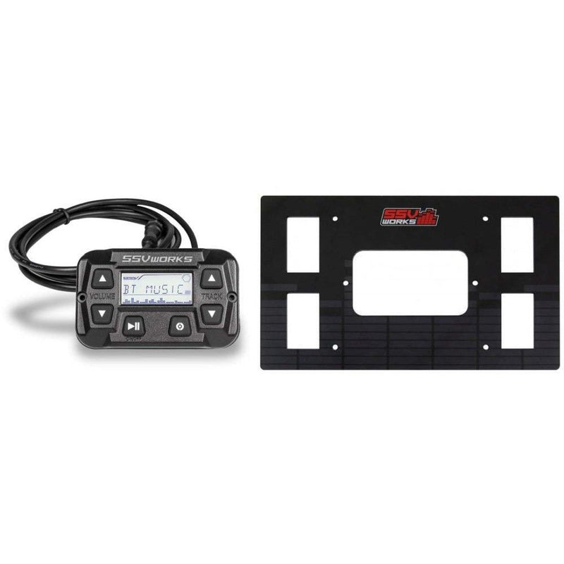 Load image into Gallery viewer, SSV Works MRB3S Media Controller With Dash Panel Kit For Polaris RZR XP 14-18