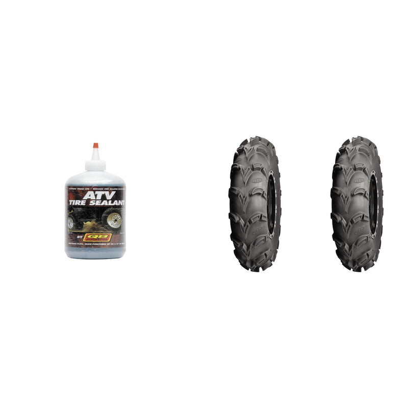Load image into Gallery viewer, Set of 2 ITP Mud Lite XL Front Tires 25x8-12 6-ply with QUADBOSS Sealant