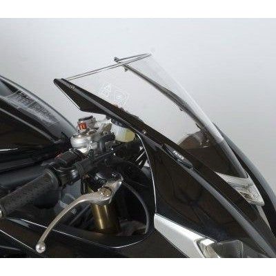 Load image into Gallery viewer, R&G Racing Black Mirror Delete Blanking Plates For 2013-2016 Triumph Daytona 675 ABS