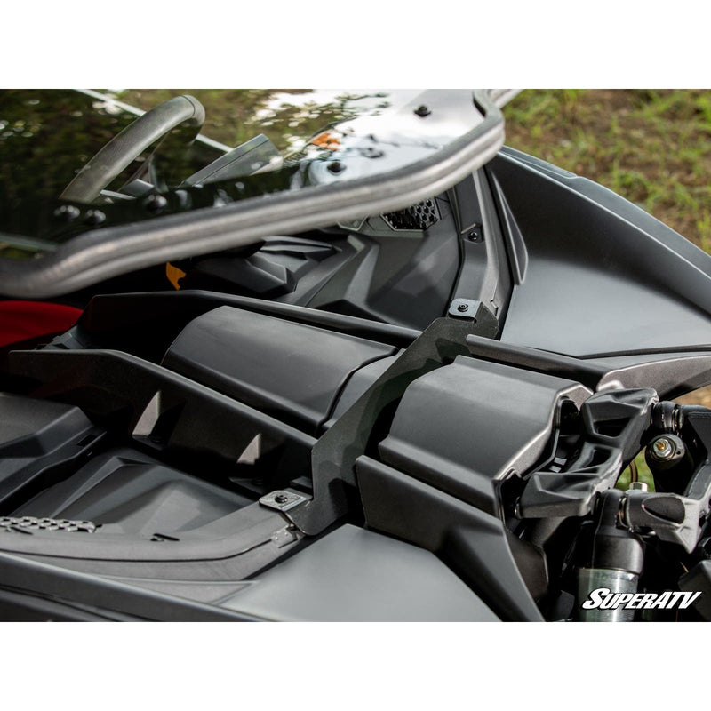 Load image into Gallery viewer, SuperATV Can-Am Maverick X3 MaxDrive Power Flip Windshield PFWS-CA-X3-70