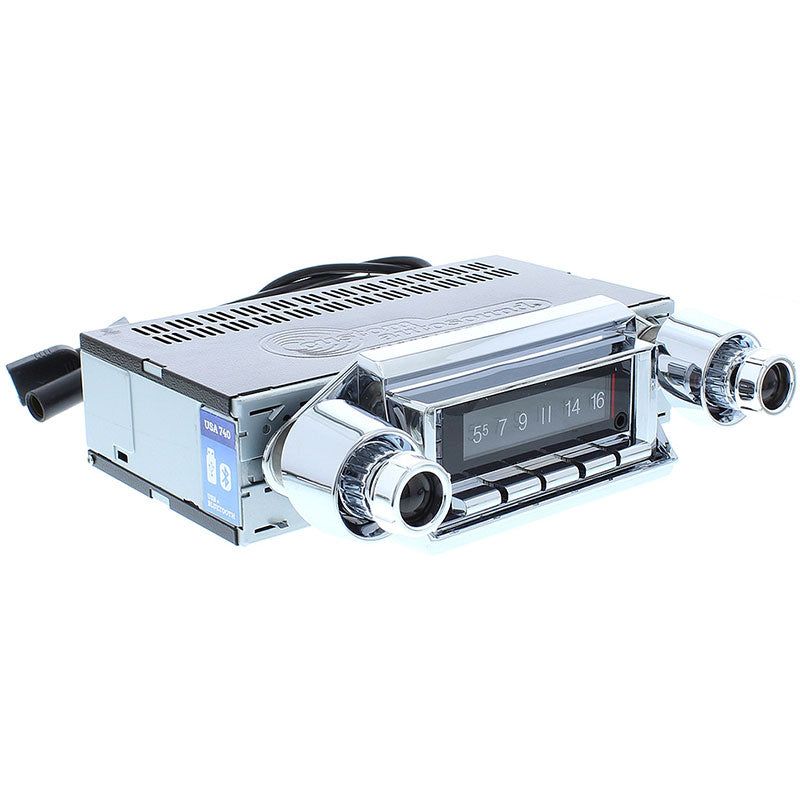 Load image into Gallery viewer, Custom Autosound 1957 Chevy Premium Bluetooth Classic Car Stereo CAM-VECH-7-740