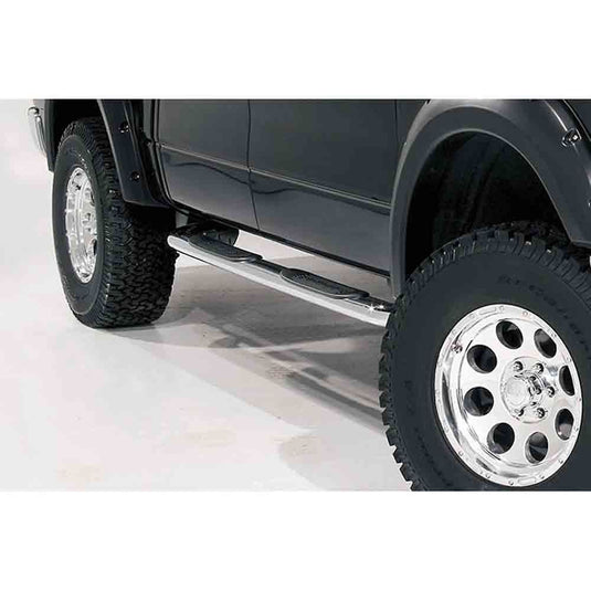 Dee Zee 4 Inch Oval Stainless Steel Nerf Bars fit 2009-2012 Ford F-150 Super Cab