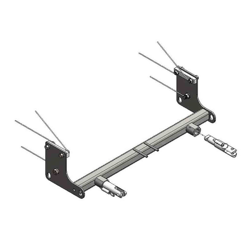 Load image into Gallery viewer, Blue Ox Alpha Tow Bar (8,500 lbs. cap.) & Baseplate Combo (With Light Harness) fits 2007-2018 Jeep Wrangler/Wrangler Unlimited (JK) (All Models W/ Standard Bumper) (No JL)