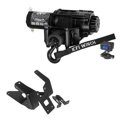 Load image into Gallery viewer, 2500 lb KFI Assault Winch Combo Rope Can-Am Renegade 12-17 800R 850 1000 500 570