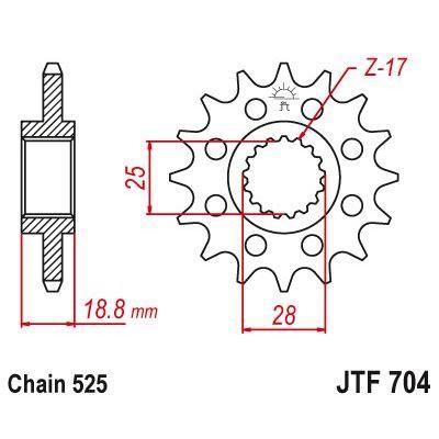 Load image into Gallery viewer, JT Sprockets Front Steel Countershaft Sprocket 15 Tooth 15T 525 Chain For Aprilia Tuono V4 1100 RR ABS 2015-2023 JTF704.15